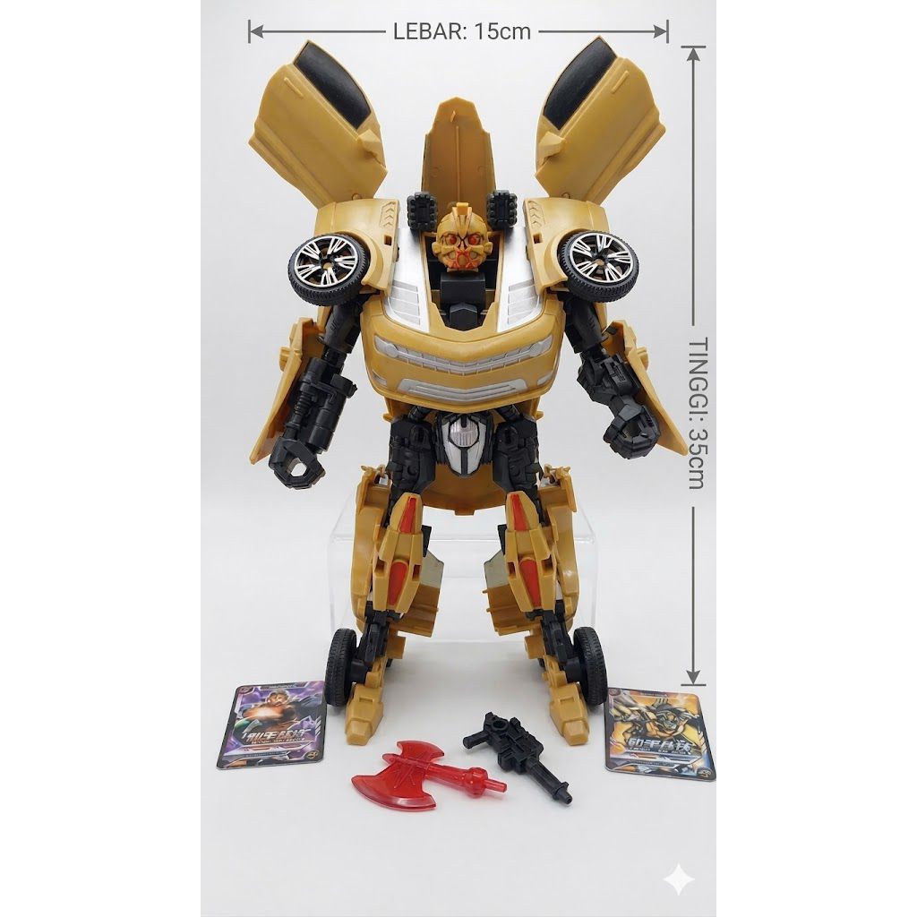 Mainan Robot Transformer Rakit
