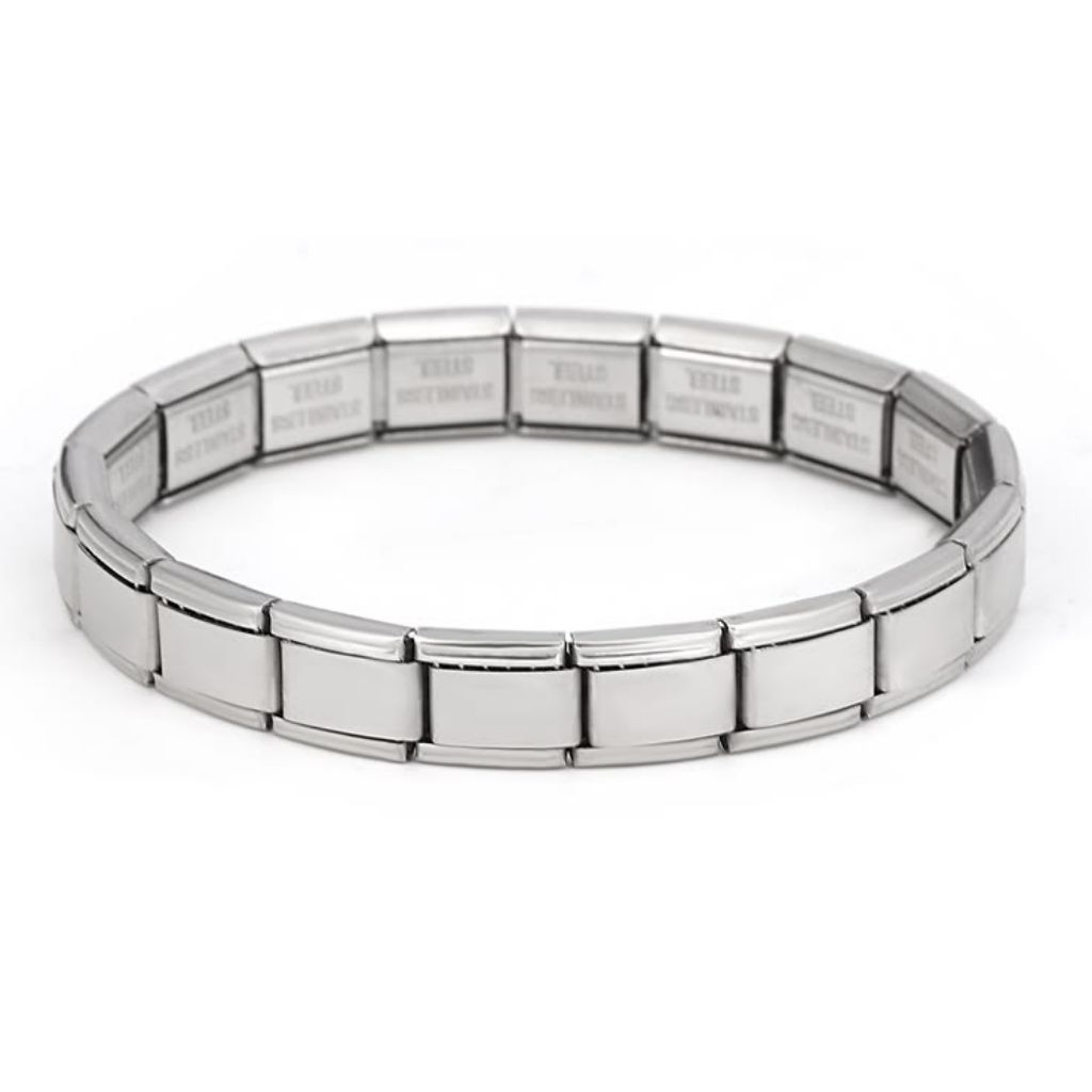 Gelang Pria Wanita Titanium Anti Karat Model Polos