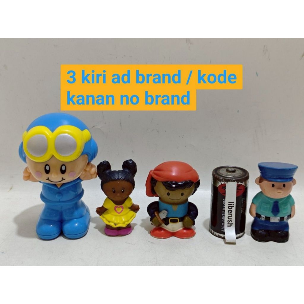 Set play town pirate mega bloks little people figure mainan edukasi
