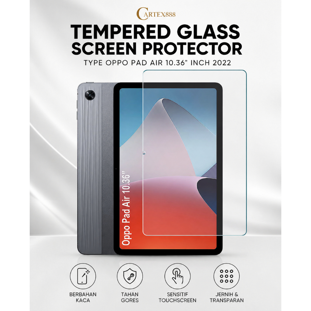 Antigores Oppo Pad Air 10.36"inch 2022 / anti gores oppo pad air / tempered glass oppo pad air / opp