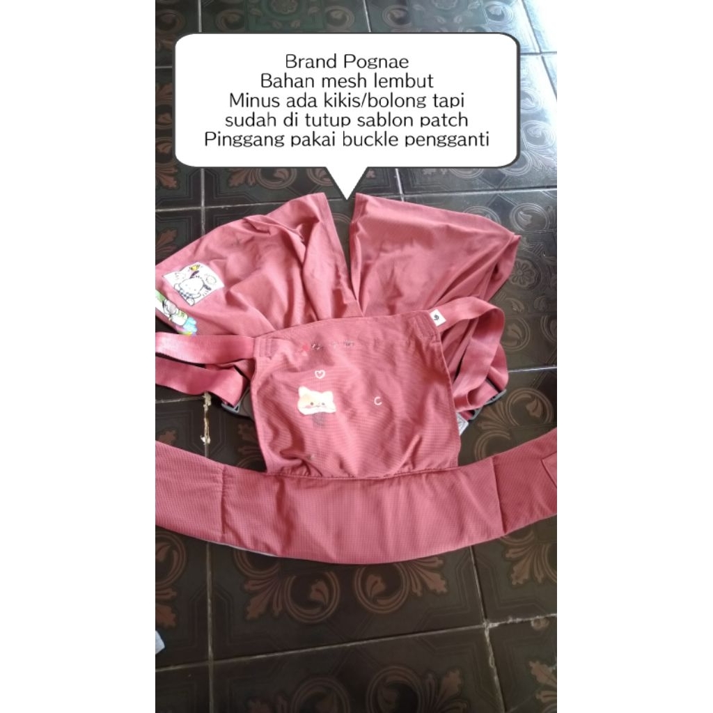 gendongan wrap pognae