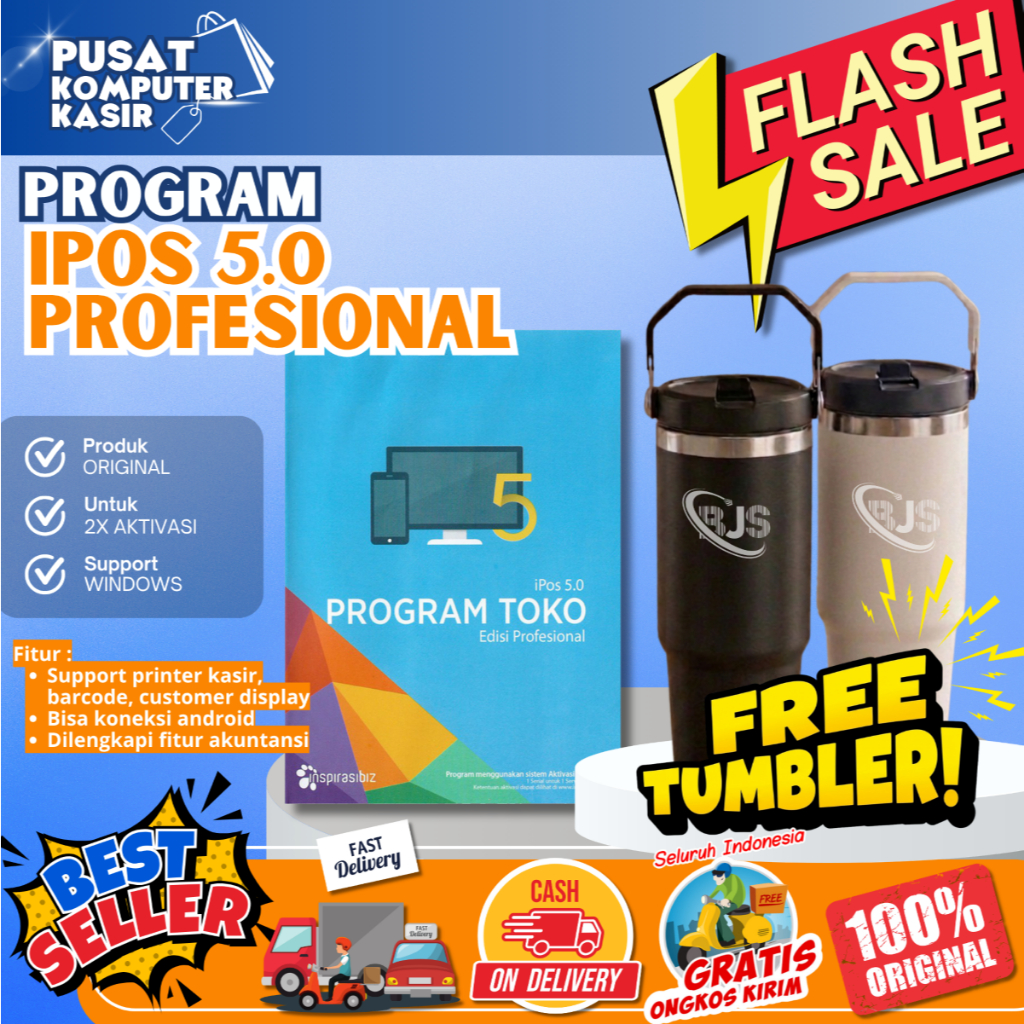 Program Kasir Toko IPOS 5 Profesional | Program Kasir IPOS 5 | Program Kasir Toko Sembako | Program 