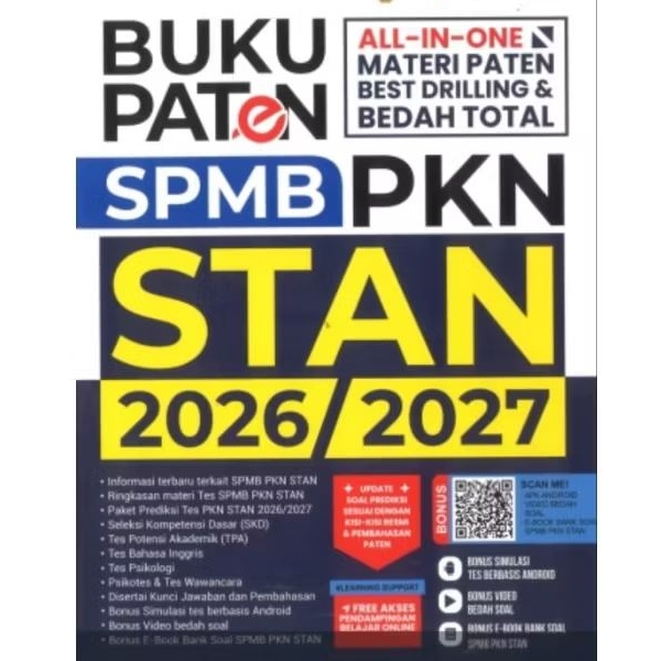 BUKU PATEN SPMB PKN STAN 2026 2027