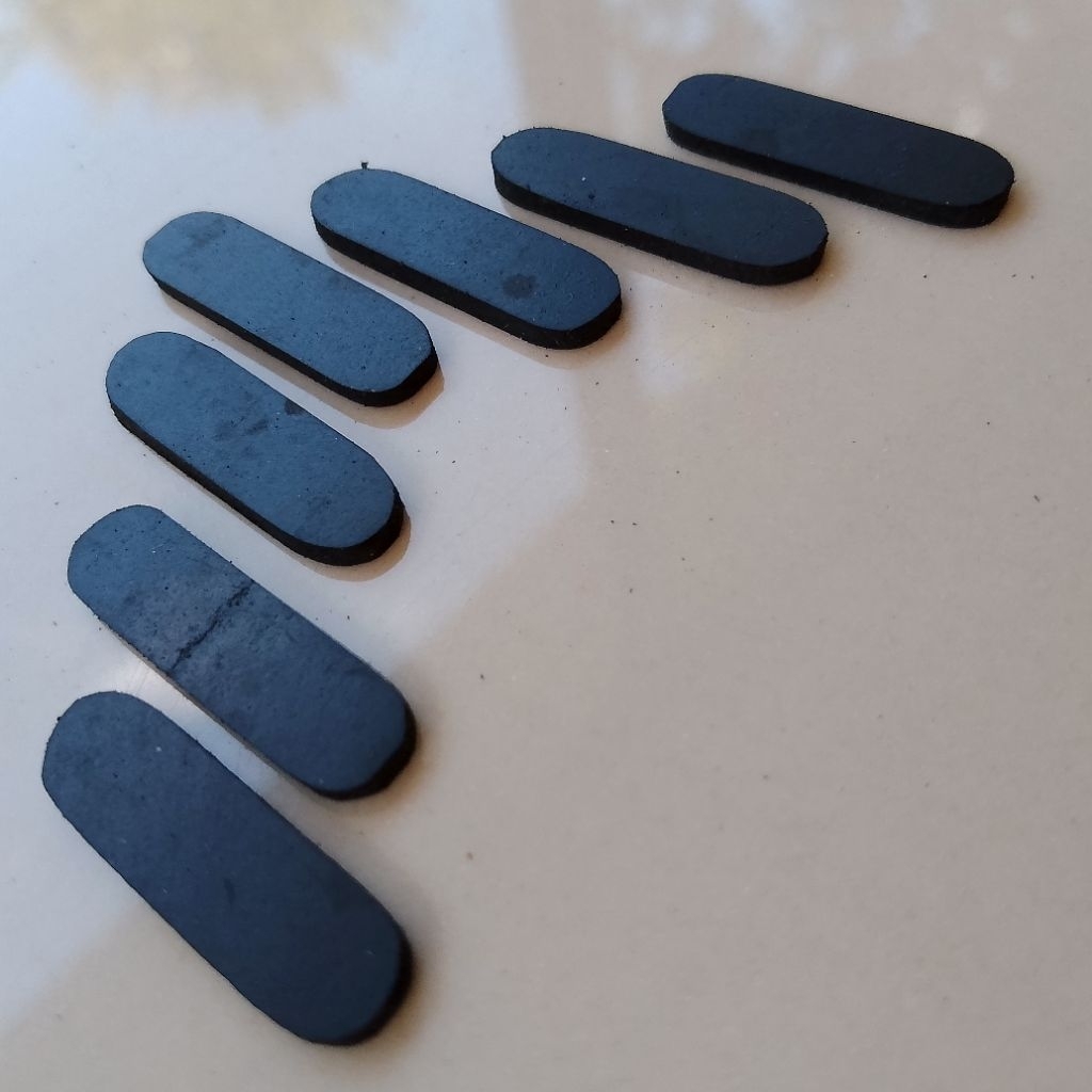 DIY UNIVERSAL Karet Kaki Laptop HP Lenovo 2607 | Rubber Feet Anti Slip | Dudukan Bawah | Harga Satua