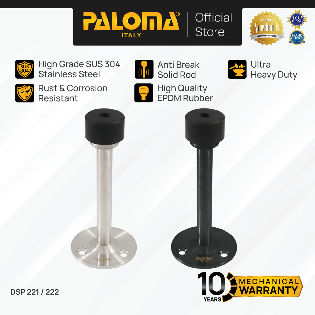 PALOMA Door Stopper Penahan Pintu Dinding Tembok Door Stop Stoper Wall Pengganjal Ganjalan Pintu Rum