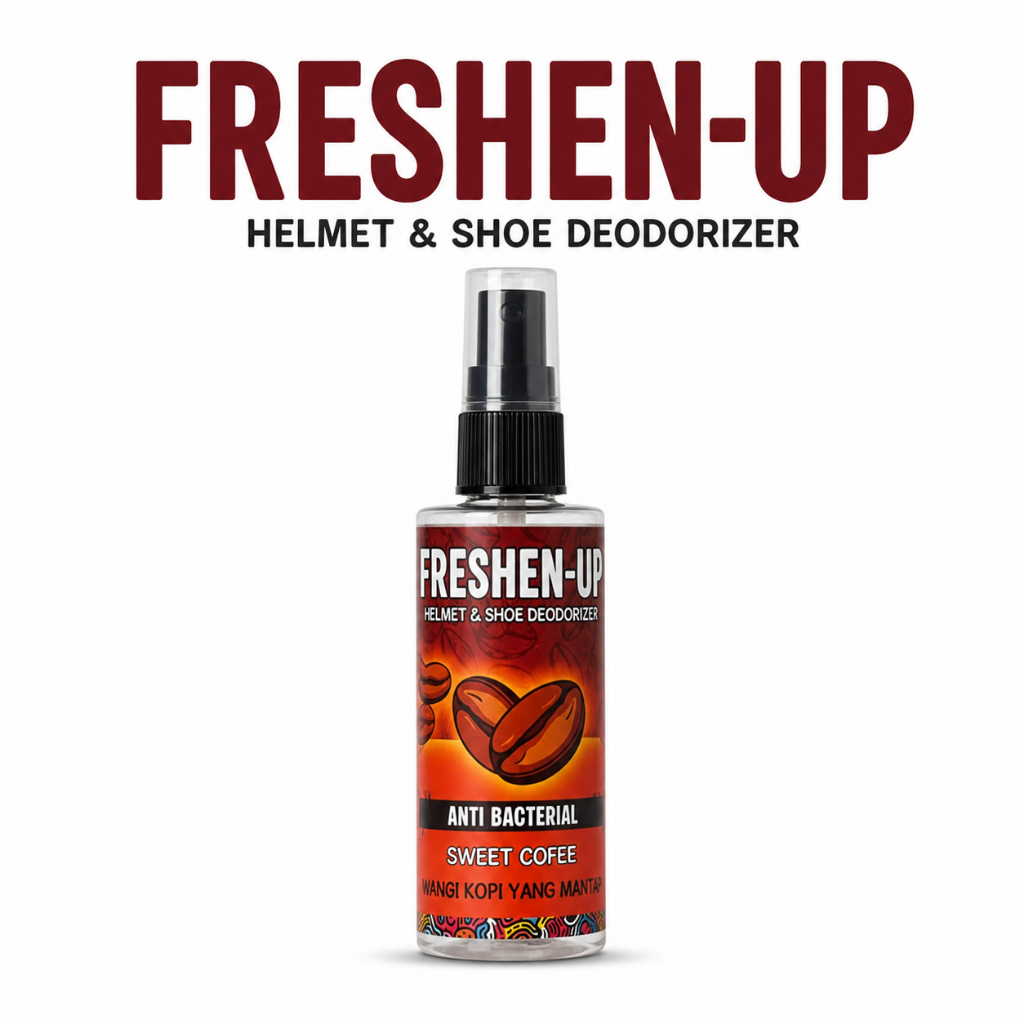 PARFUM PENGHILANG BAU HELM - KOPI - ANTI BACTERIAL PEWANGI HELM