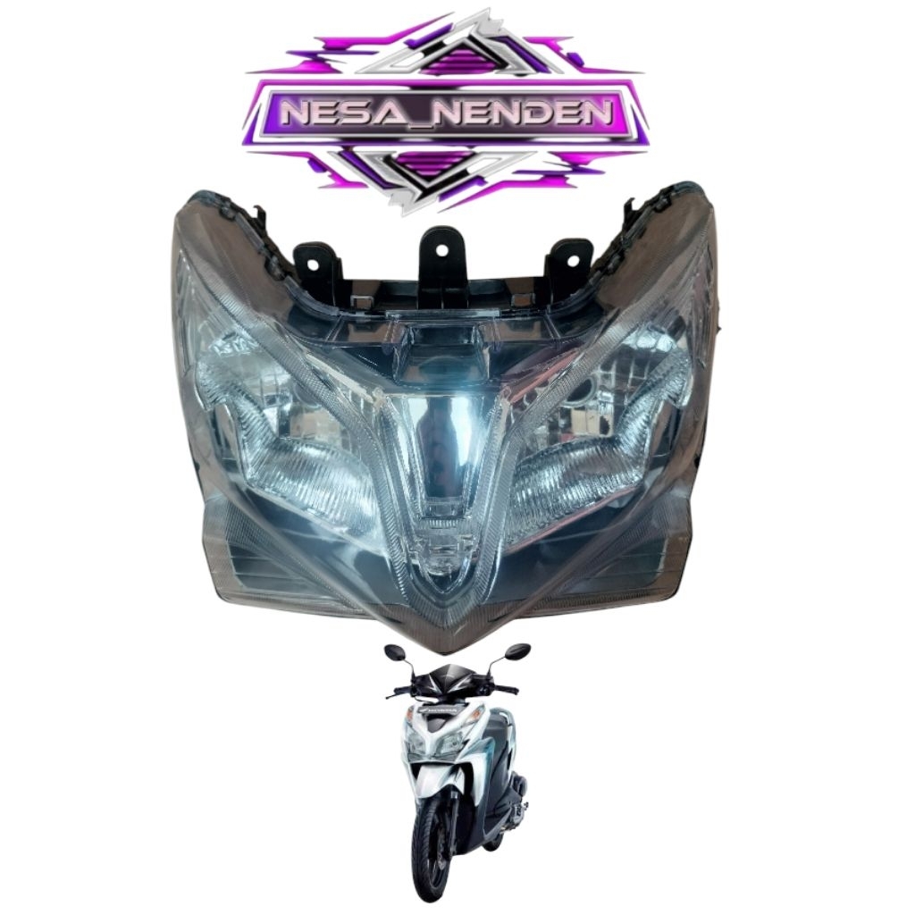 Refektor lampu depan vario 125 2012 - 2015 lampu depan vario 125 lama refektor vario 125 2012-2015 v