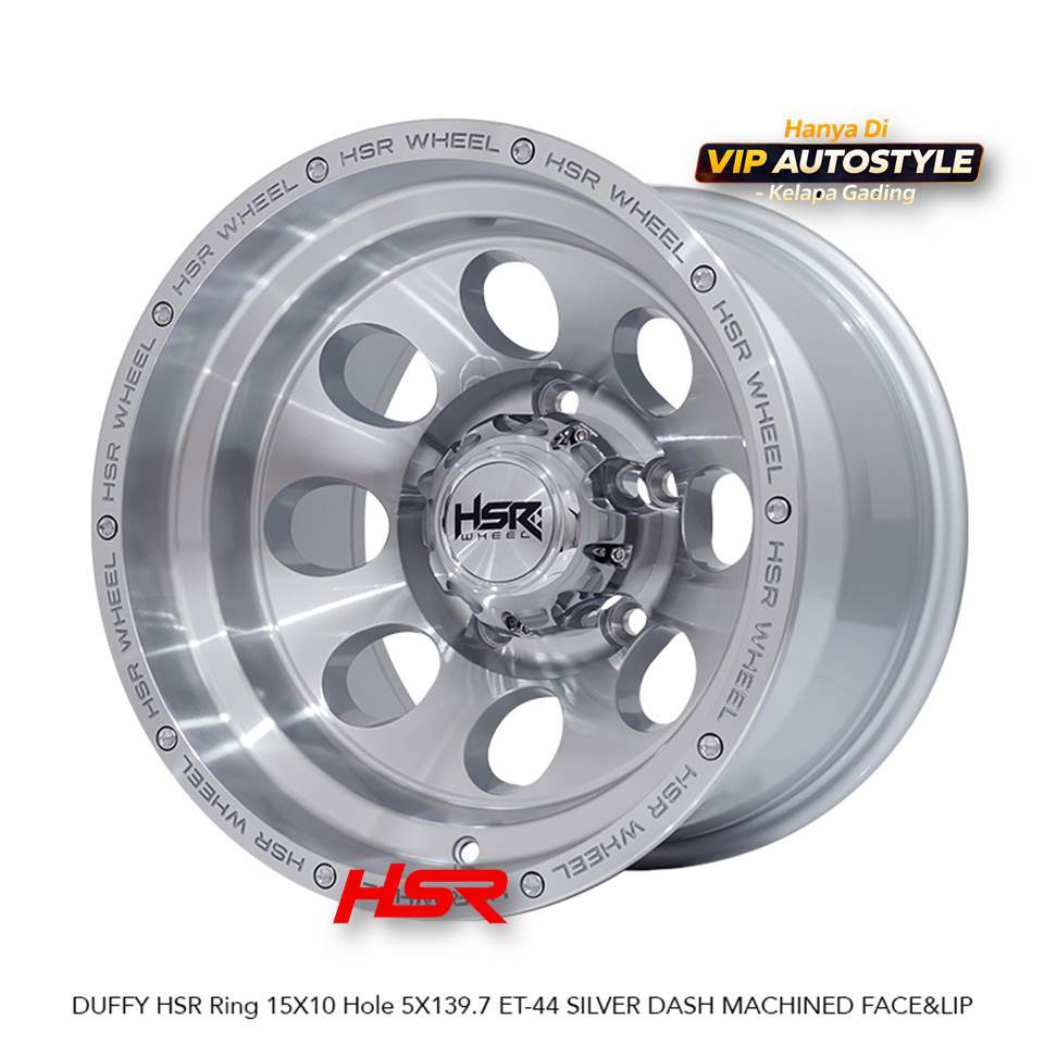 VELG MOBIL CELONG HARTOP RING 15 LEBAR 10 Taft, Feroza, Vitara Ring 15 HSR DUFFY PCD 5X139,7 SILVER 