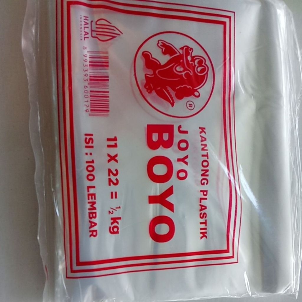 Kantong plastik Joyo Boyo ½ kg PP