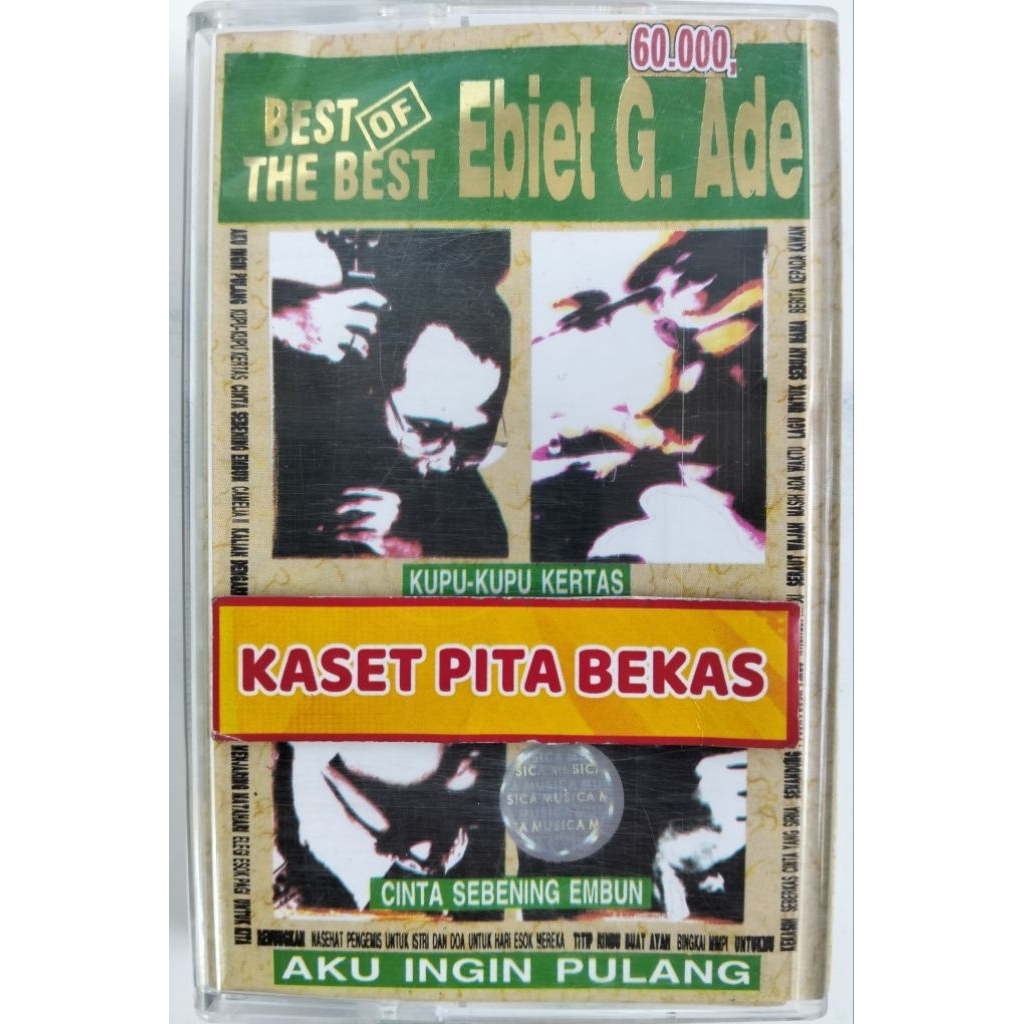 kaset pita bekas the best of Ebiet g Ade