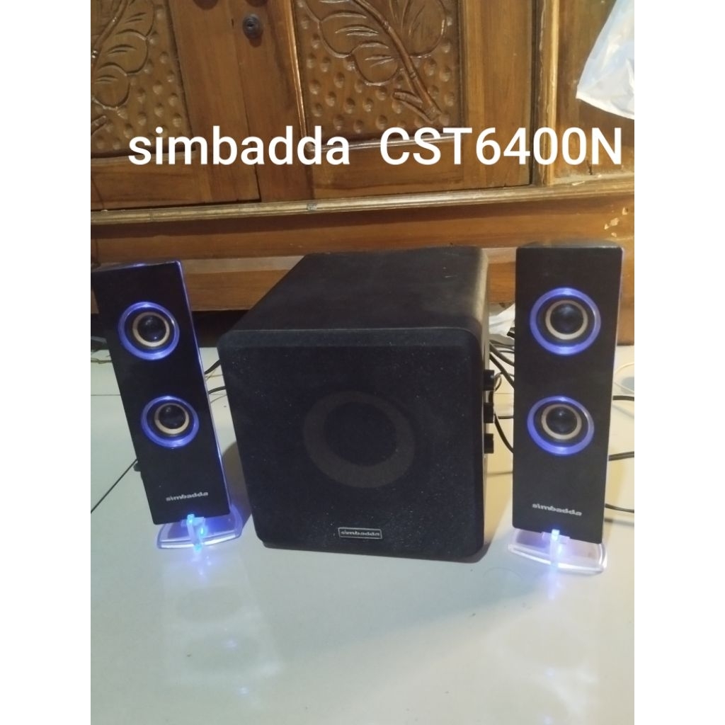home theater 2.1 simbaddaCST6400N dan  z100suara mantap
