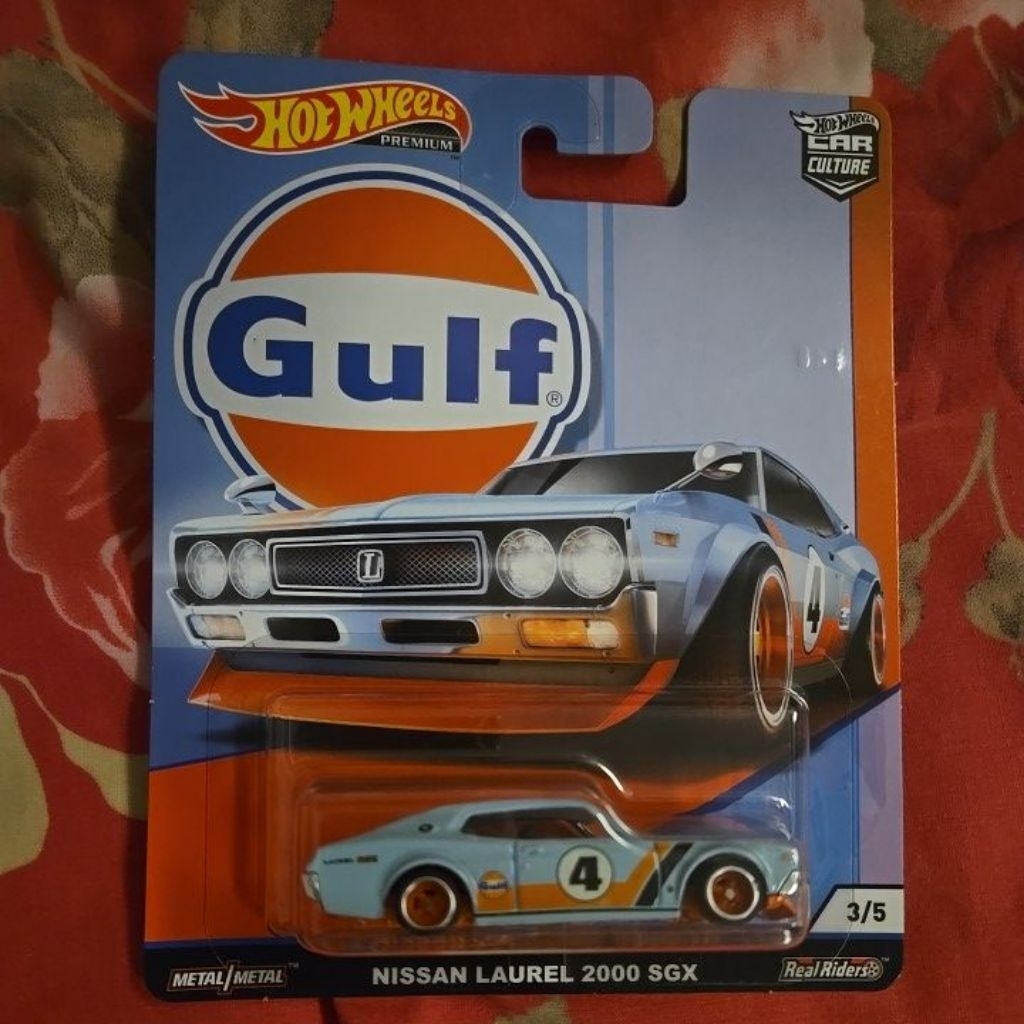 Hot Wheels Hotwheels Premium Gulf Nissan Laurel 2000 SGX