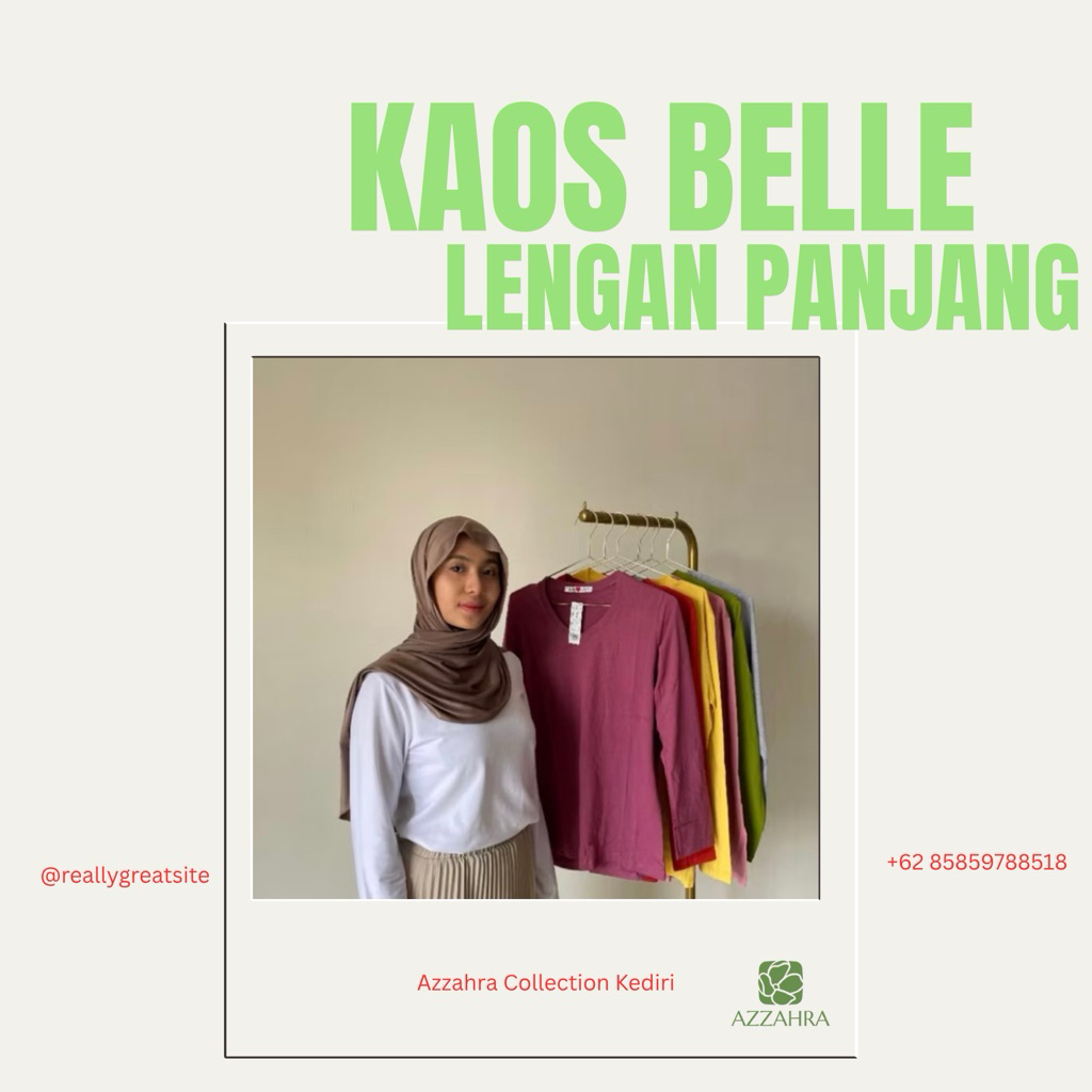 Kaos Belle Lengan Panjang