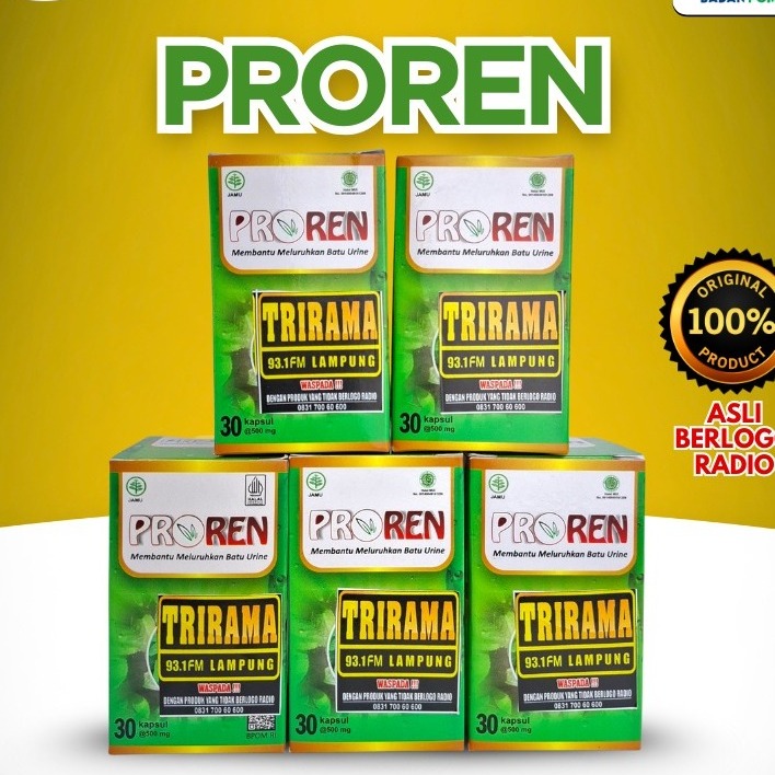Agarillus Proren Berlogo Kapsul Herbal Ginjal