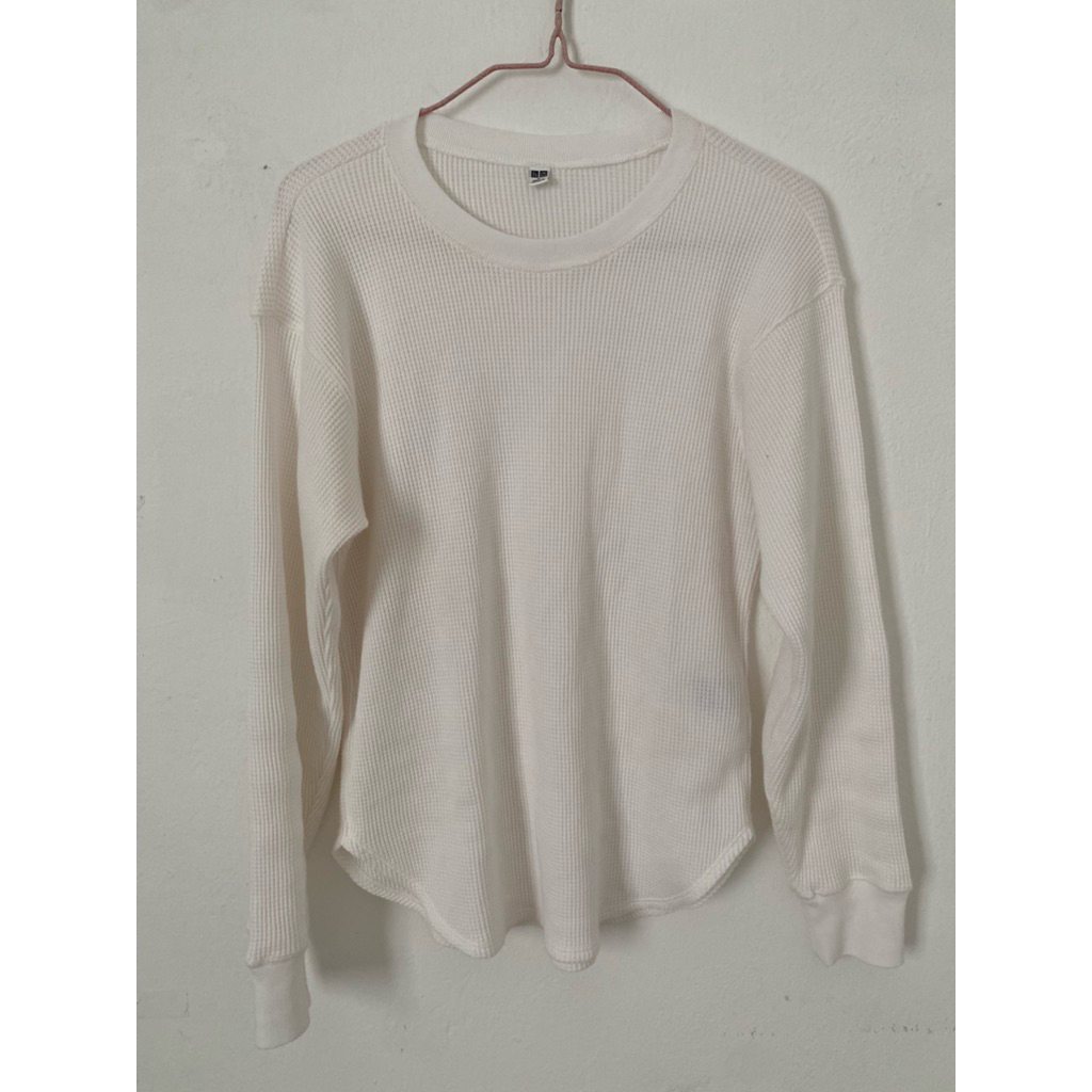 PRELOVE UNIQLO KNIT RAJUT WAFFLE
