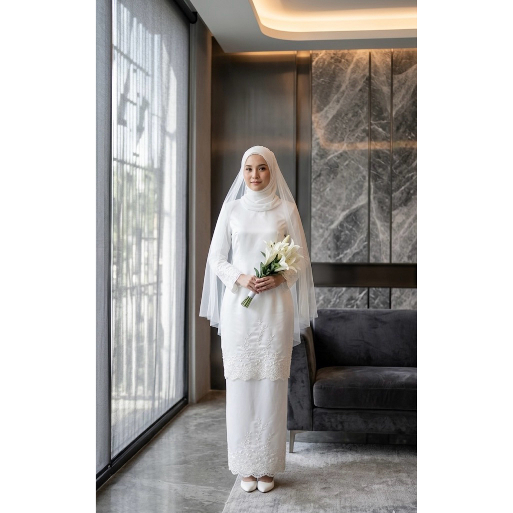 gaun pengantin malaysia melayu gaun akad gaun walimah wedding dress