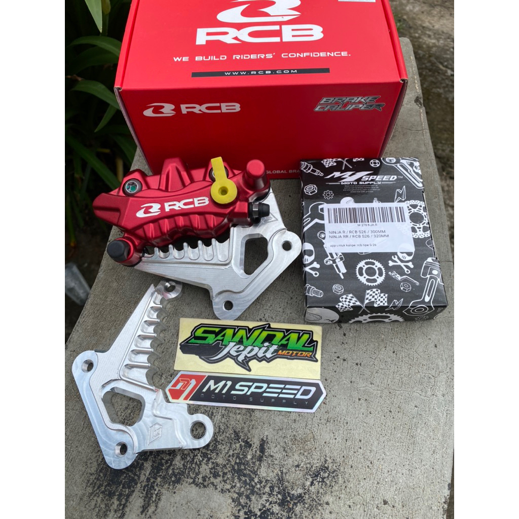 KALIPER DEPAN RCB S26 NINJA R RR SS KALIPER RCB S26 NINJA R RR SS DISC 300 320 MM KALIPER RCB S SERI