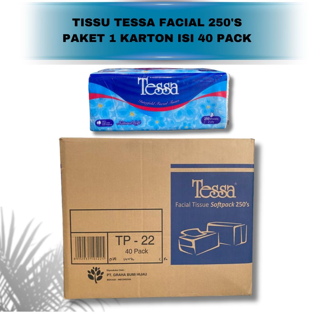 TISU TESSA 250'S 1 KARTON ISI 40 PCS