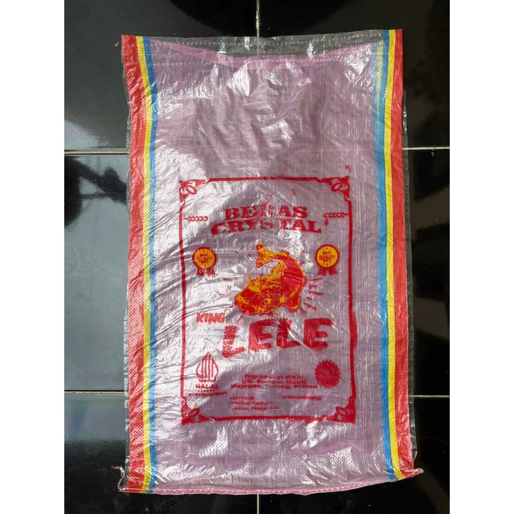 Karung Plastik Bekas 45x75, bersih dan murah, setara karung beras 25kg