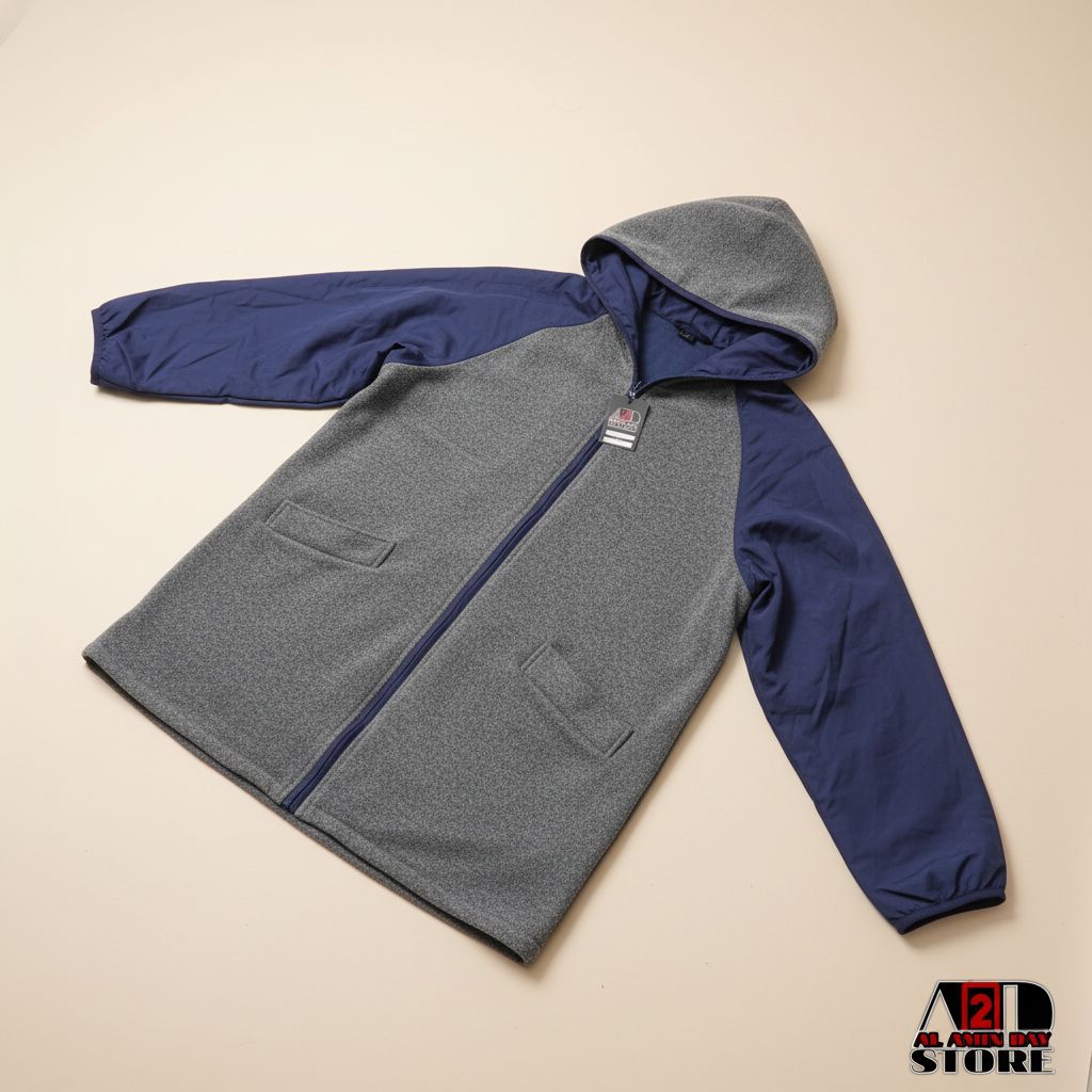 Jacket Bolak balik Parasut kain Murah meriah