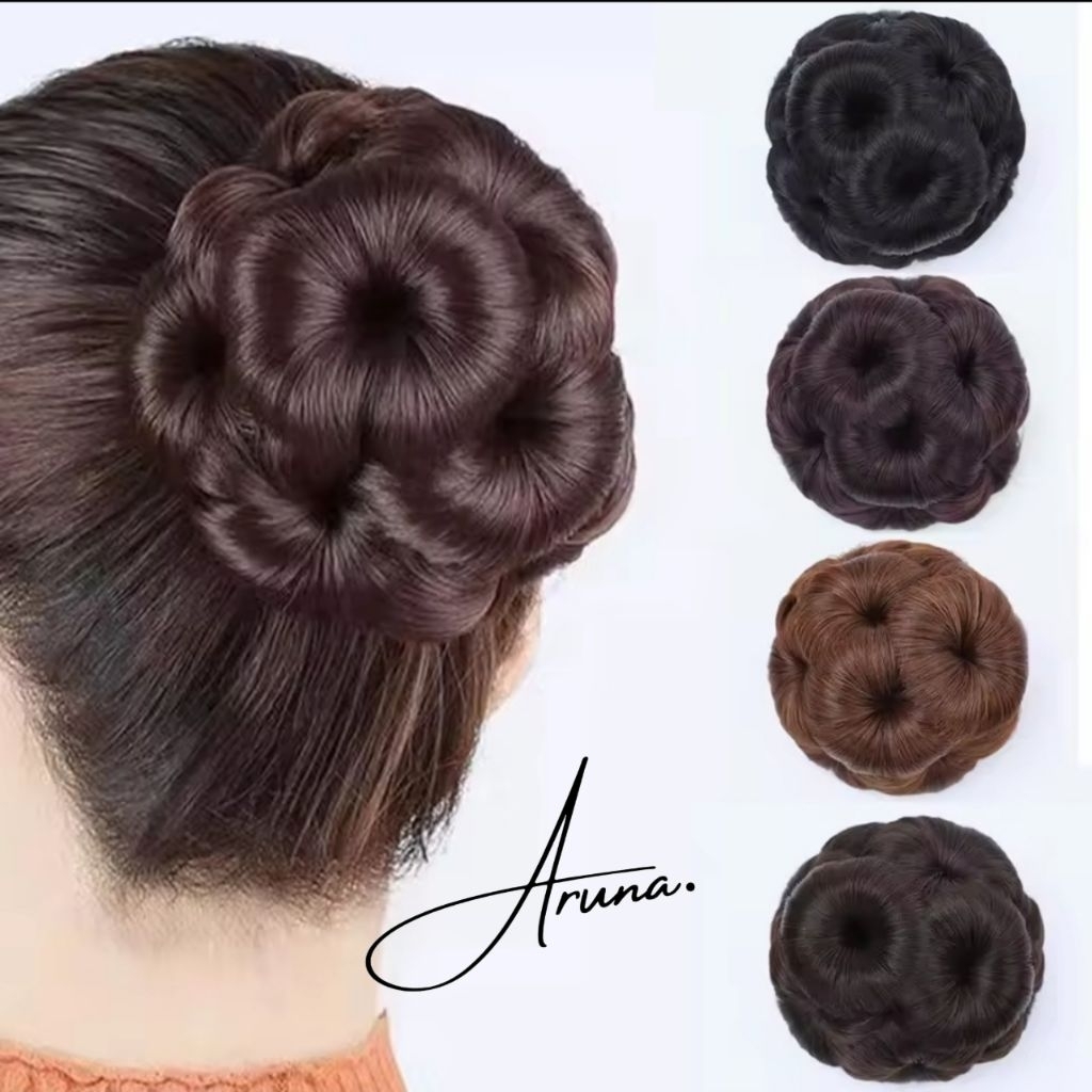 Sanggul Keong Jamur | Sanggul Rambut Modern | Jepit Rambut Kekinian / Modern