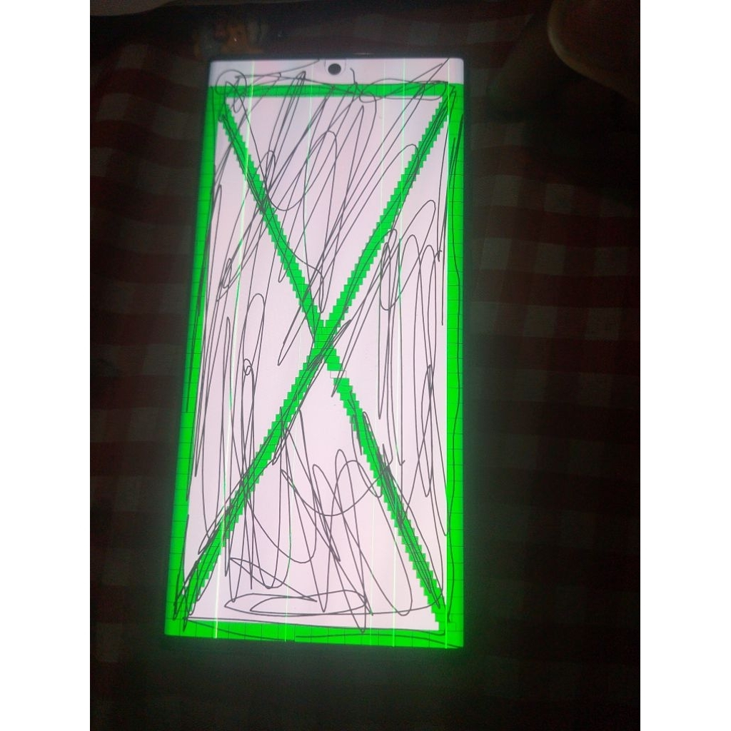 LCD Samsung S22 Ultra minus bergaris 5