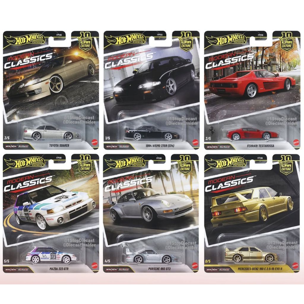 Hot Wheels Premium Modern Classic 2026 Set