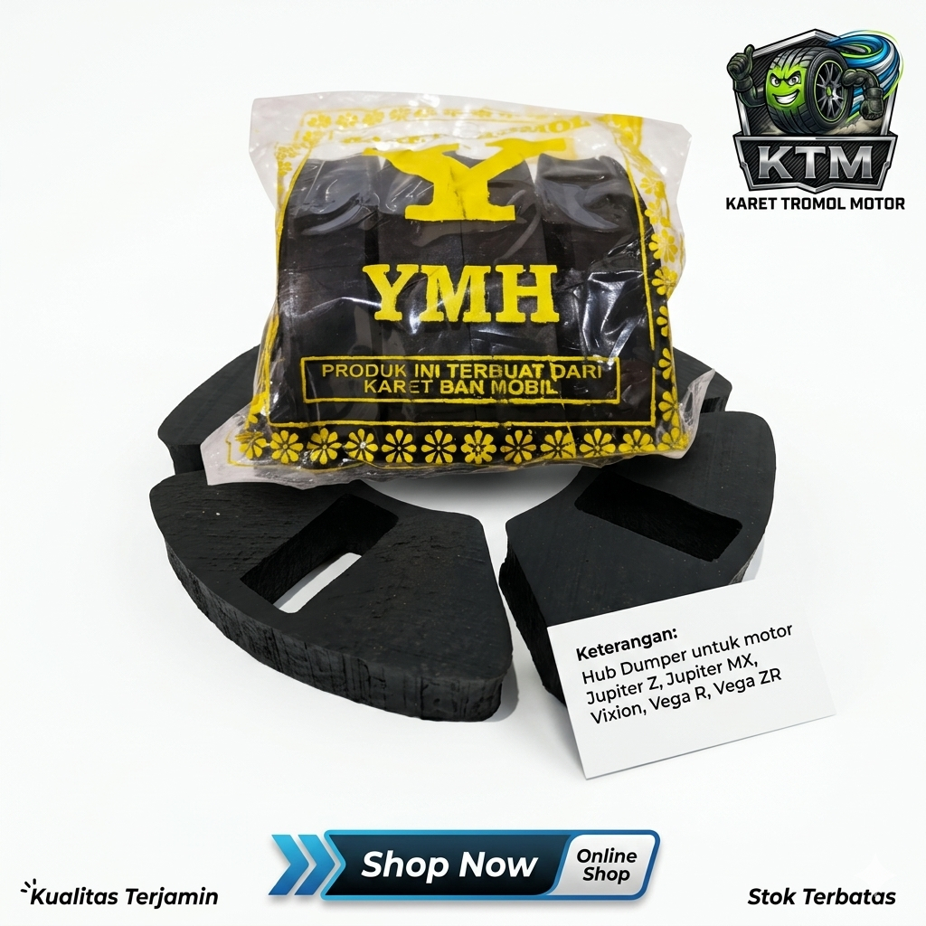 Karet Gir Karet Tromol Yamaha Vixion old Vixion New Satu Set Bahan Kuat Presisi Karet Damper Gear Ka
