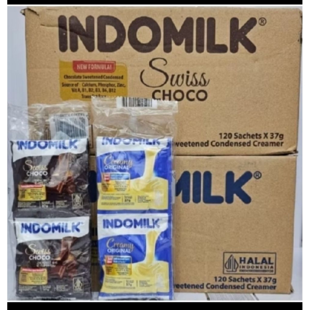 Indomilk Susu Kental Manis Kemasan Sachet 1 Dus