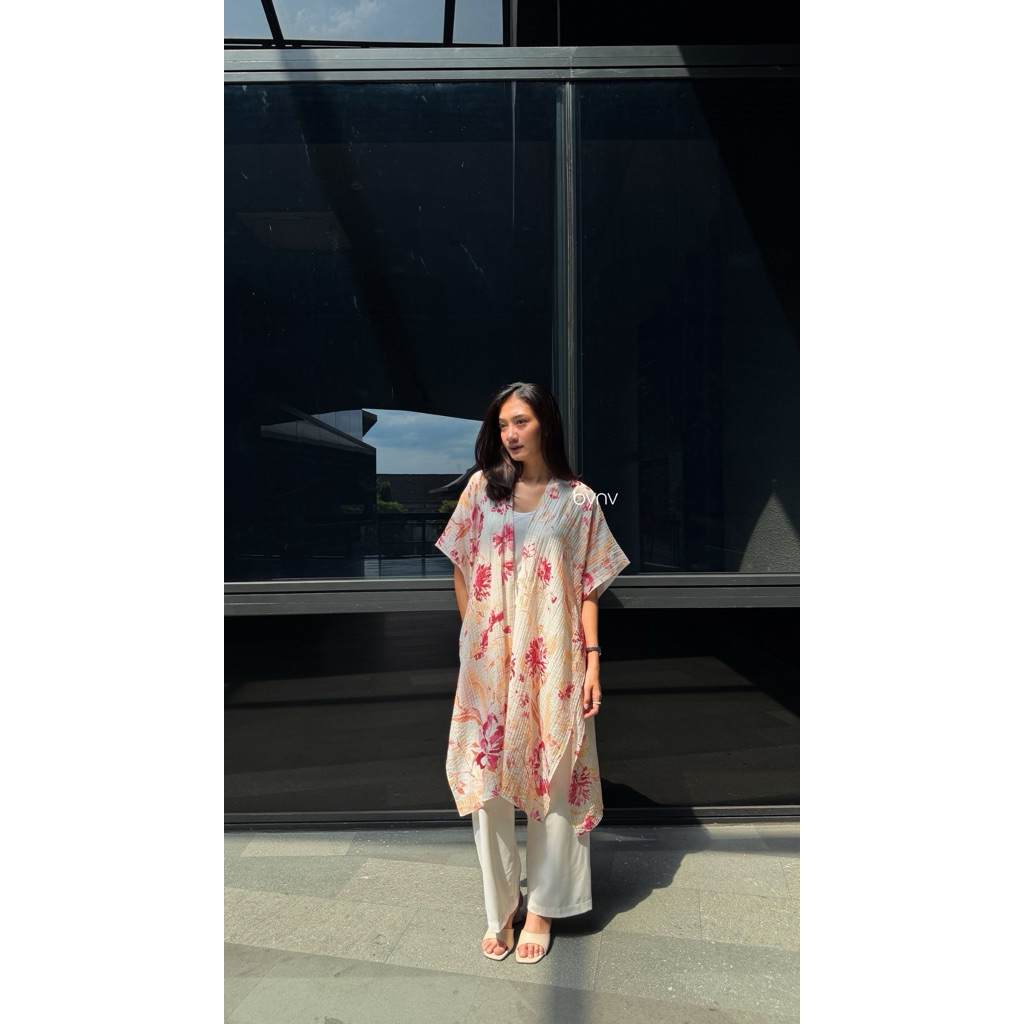 FLORA OUTER - outer motif bunga