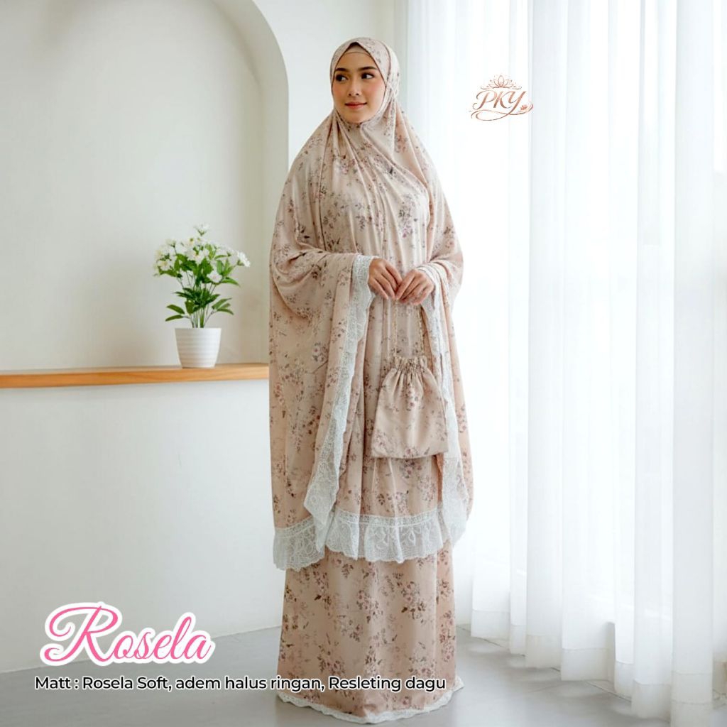MUKENA ROSELA BAHAN ROSELA SOFT