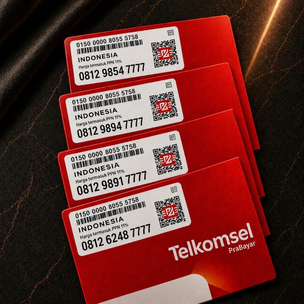 Nomor Cantik Simpati Pilihan 7777