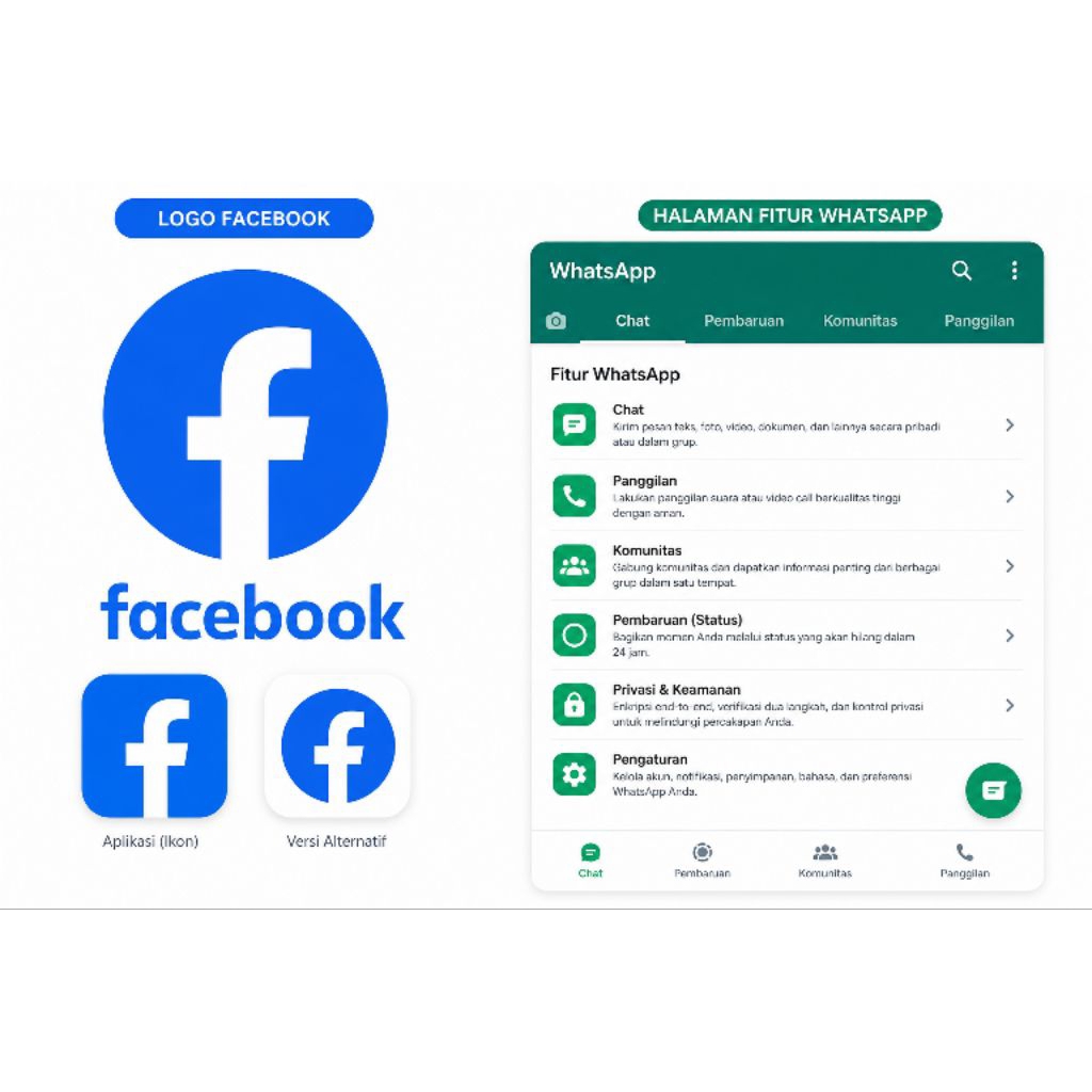 akun Facebook A2f+halaman fitur wa