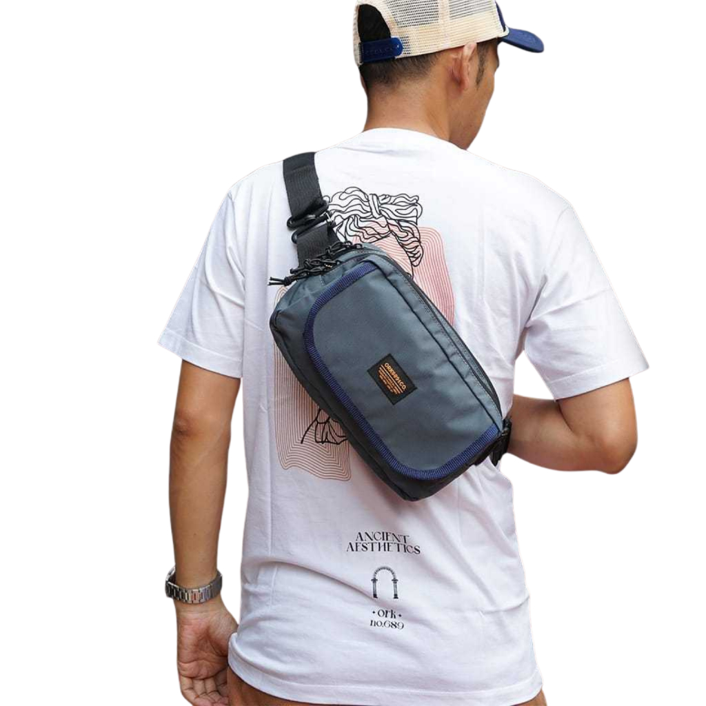 Ork689 Tas Selempang Pria Sling bag Distro Waistbag Waterproof Wp Body