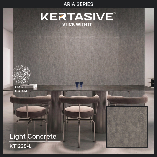 Motif Beton Concrete Series - Pvc Interior Film Kertasive