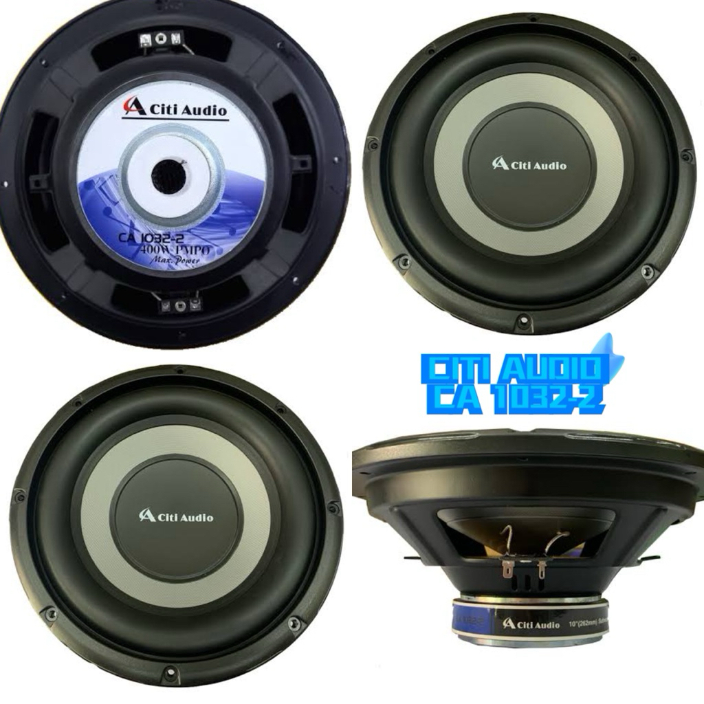 CITI AUDIO CA 1032-2 speaker komponen subwoofer 10 inch double coil speker subwoofer 10” spiker 10in