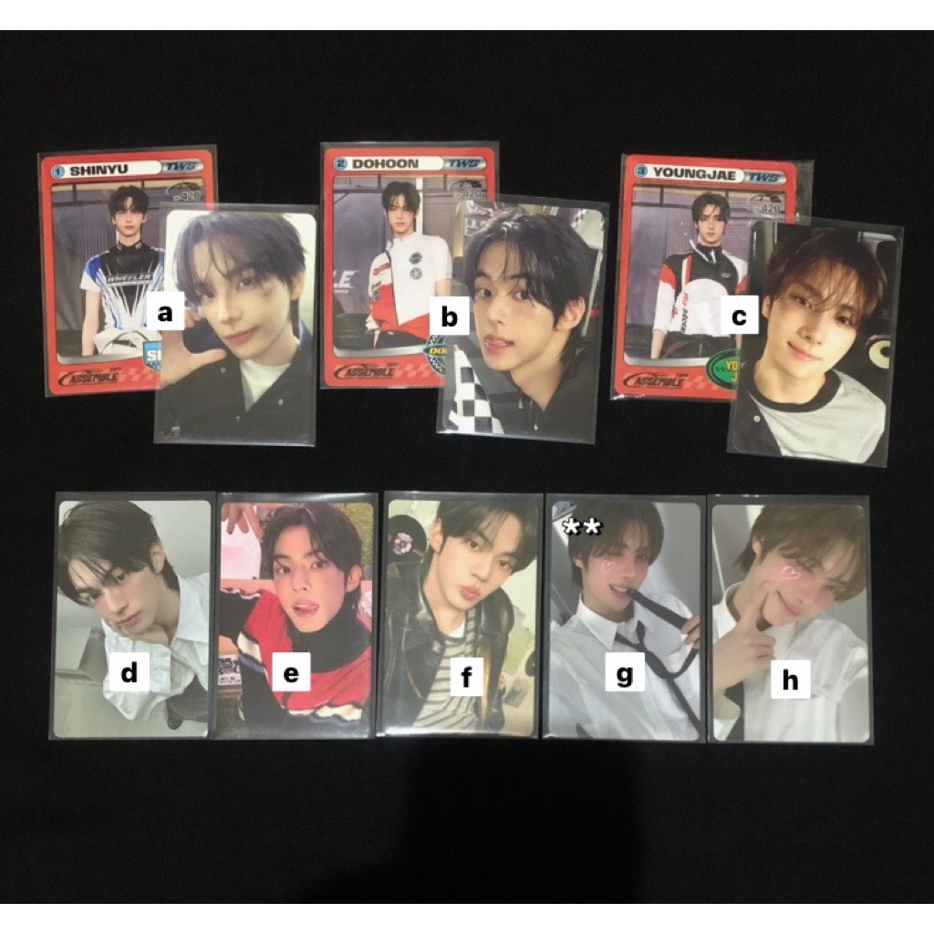 photocard shinyu dohoon youngjae tws