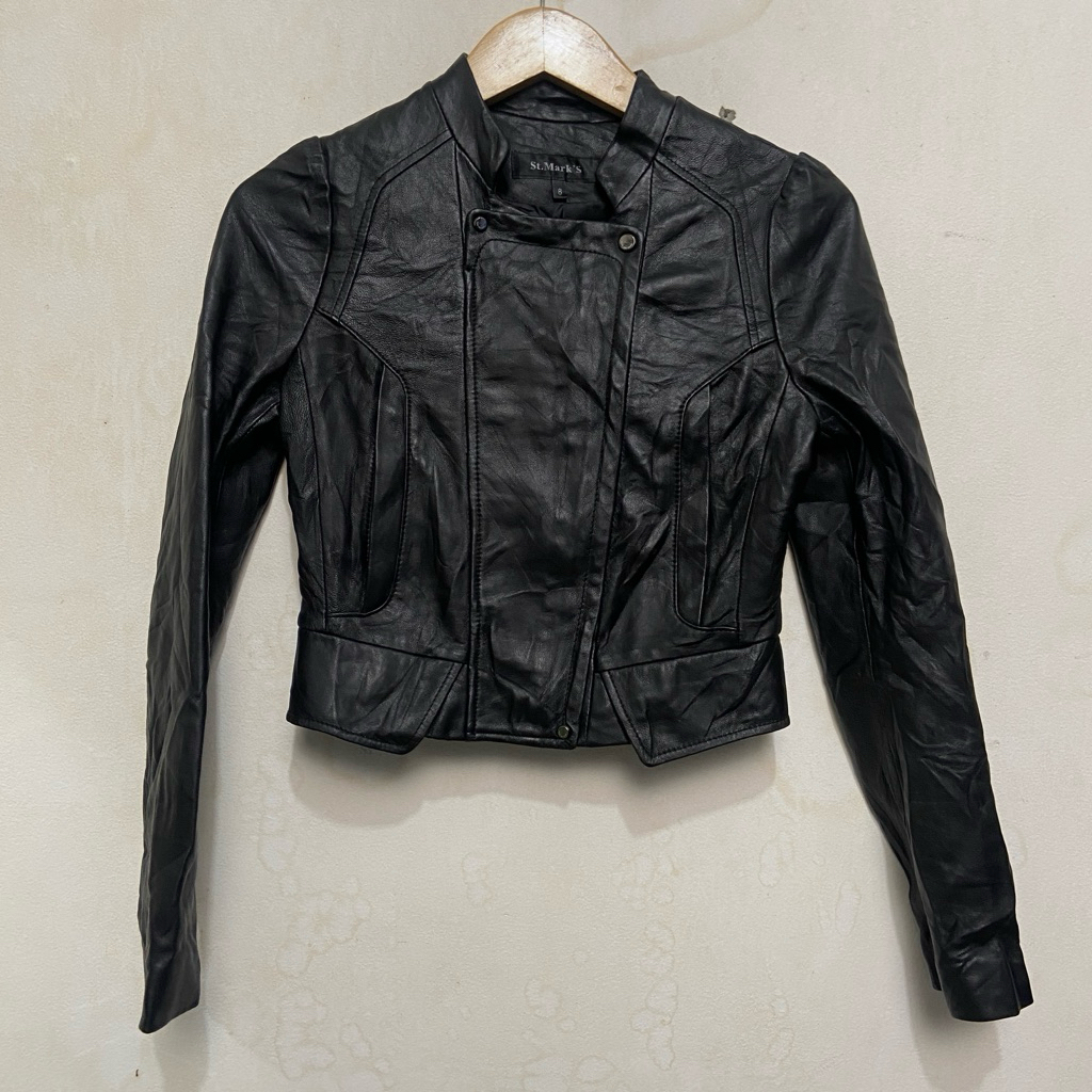 jaket st marks kulit size s