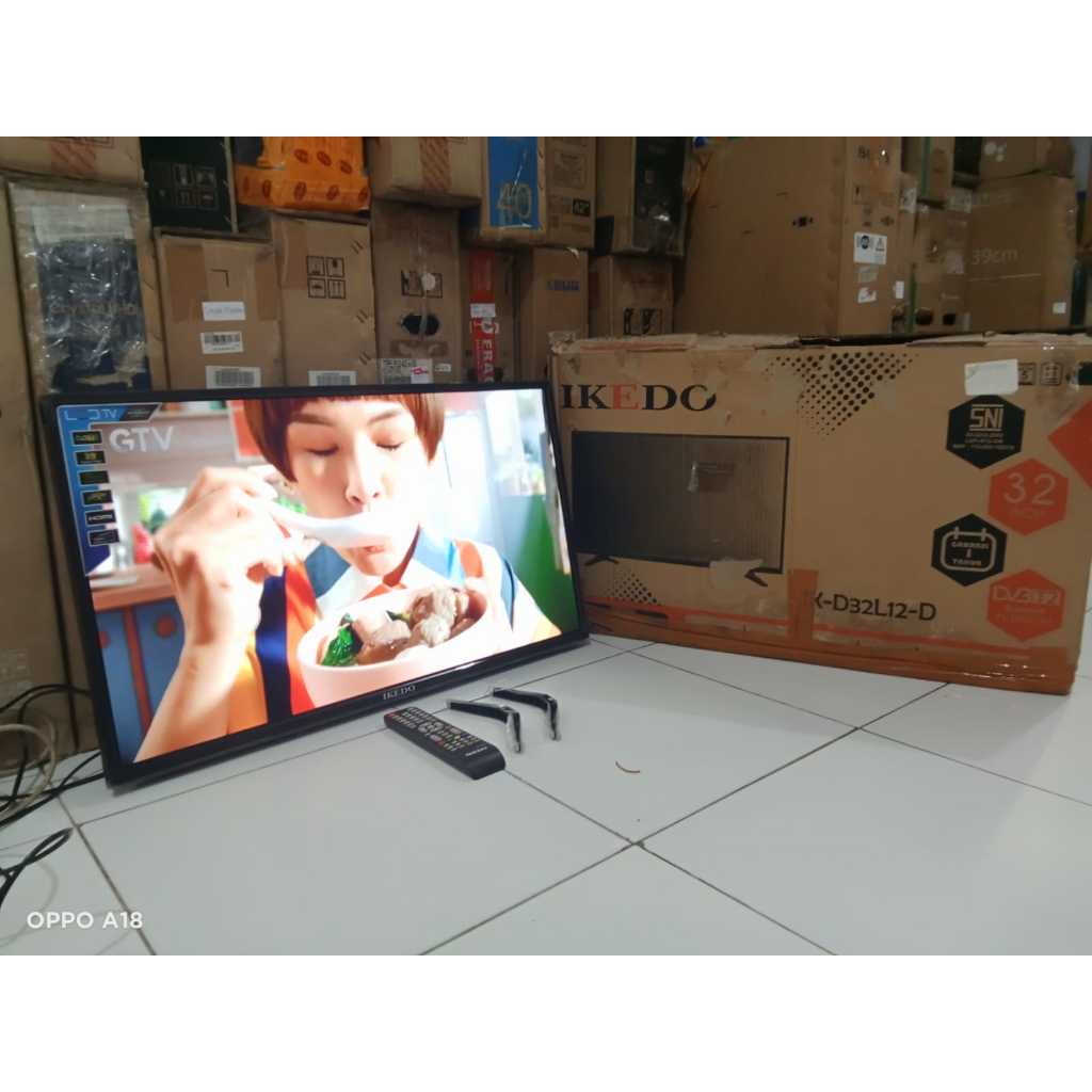 JUAL MURAH TV LED IKEDO 32 INC SUDAH DIGITAL KONDISI BEKAS (5790)