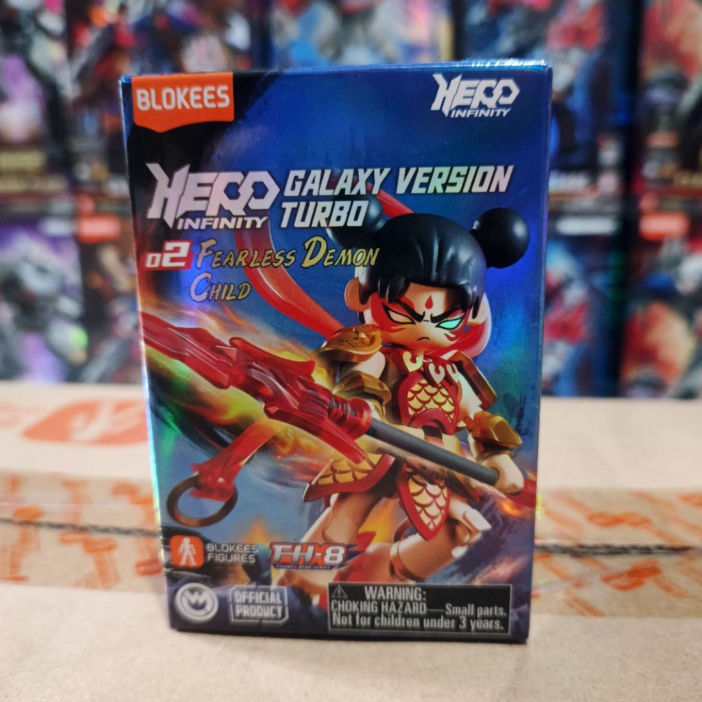Blokees Figures Hero Infinity Galaxy Version Turbo 02 Fearless Demon Child Blokees Hero Infinity GVT