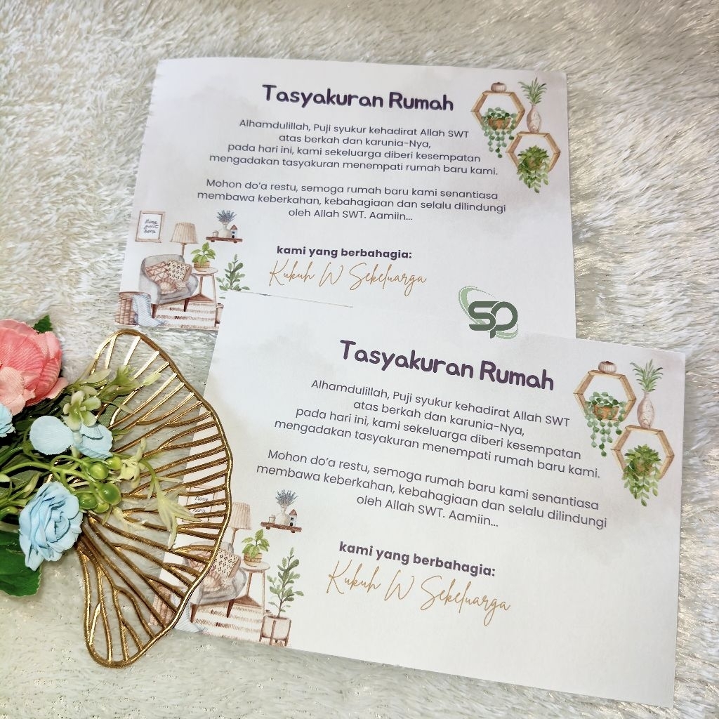 Tutup Nasi Box Tasyakuran Rumah Baru