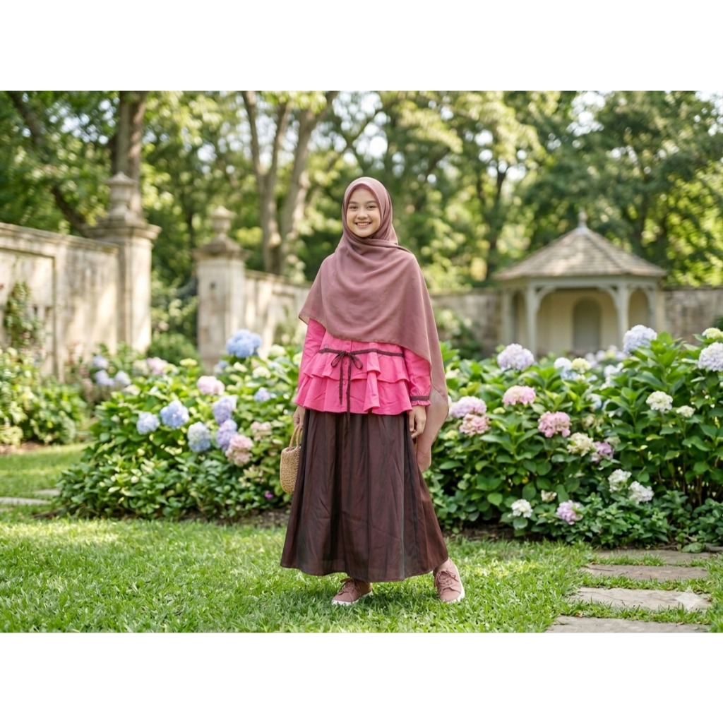 Set Baju + Rok Ethica Remaja Cantik Diskon 50%