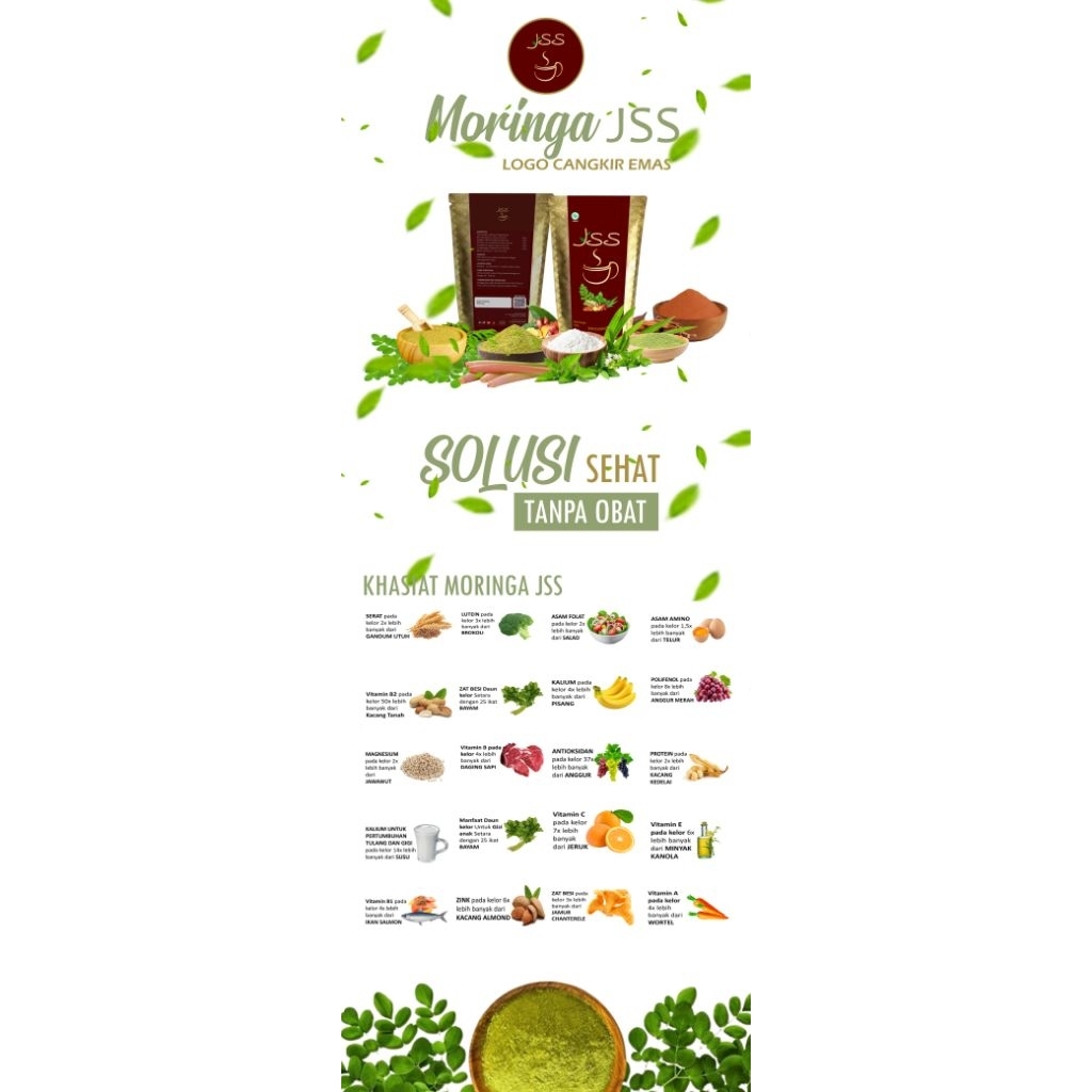 Moringa JSS cangkir emas/JSS cangkir emas/obat helbal alami/helbal paling ampuh untuk diabetes DLL