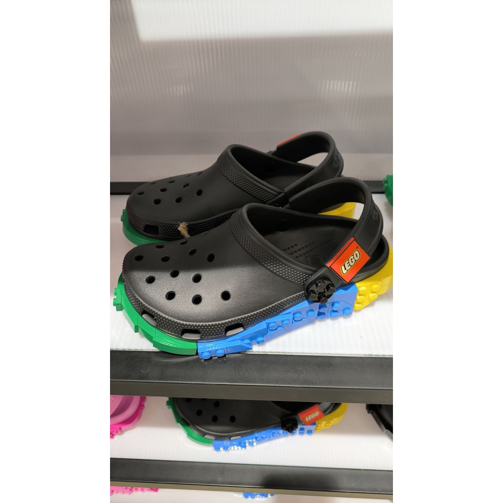 Crocs x Lego sendal karet cowok pria original slop