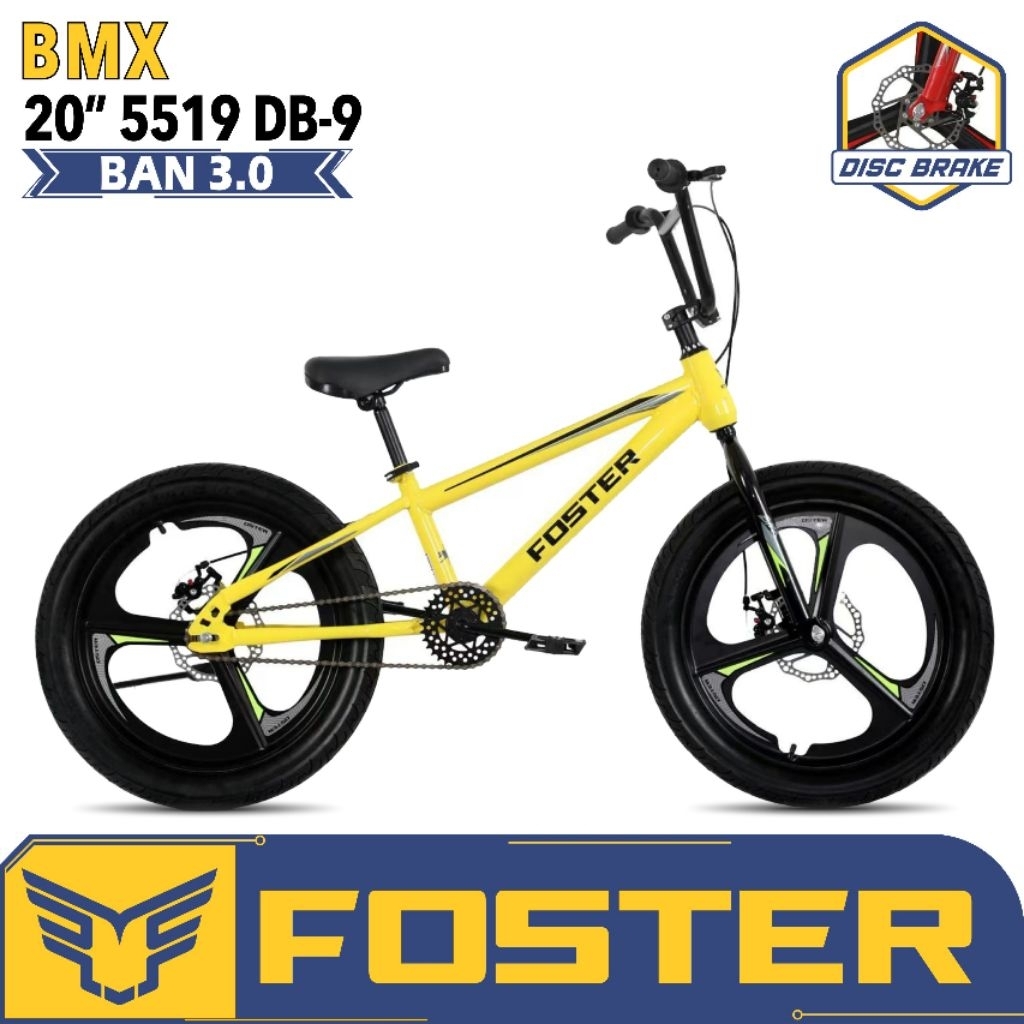 SEPEDA BMX FOSTER 20.3.0 VELG RACING NEW PRODUK TERLARIS