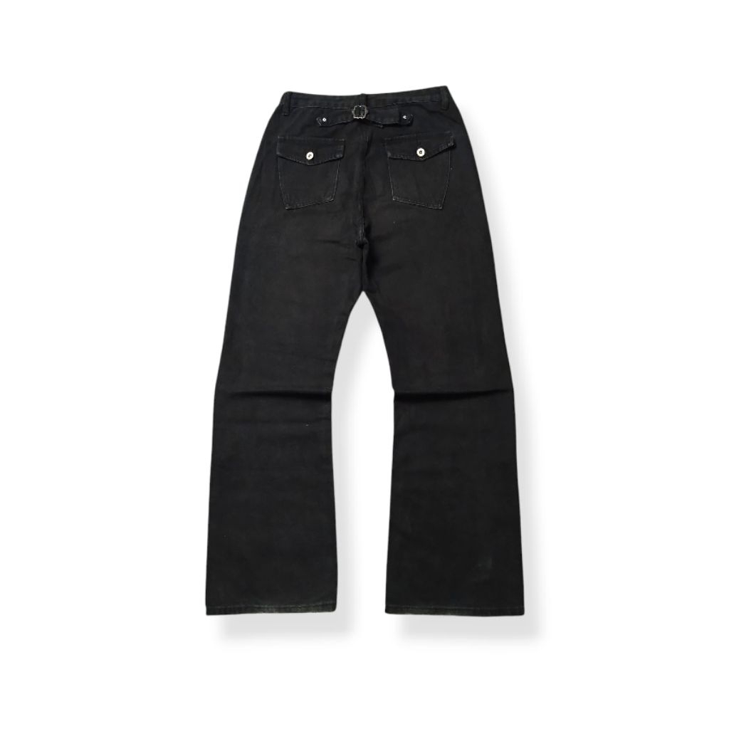 "Unbrand" Flare/Bootcut Buckle Back Jeans