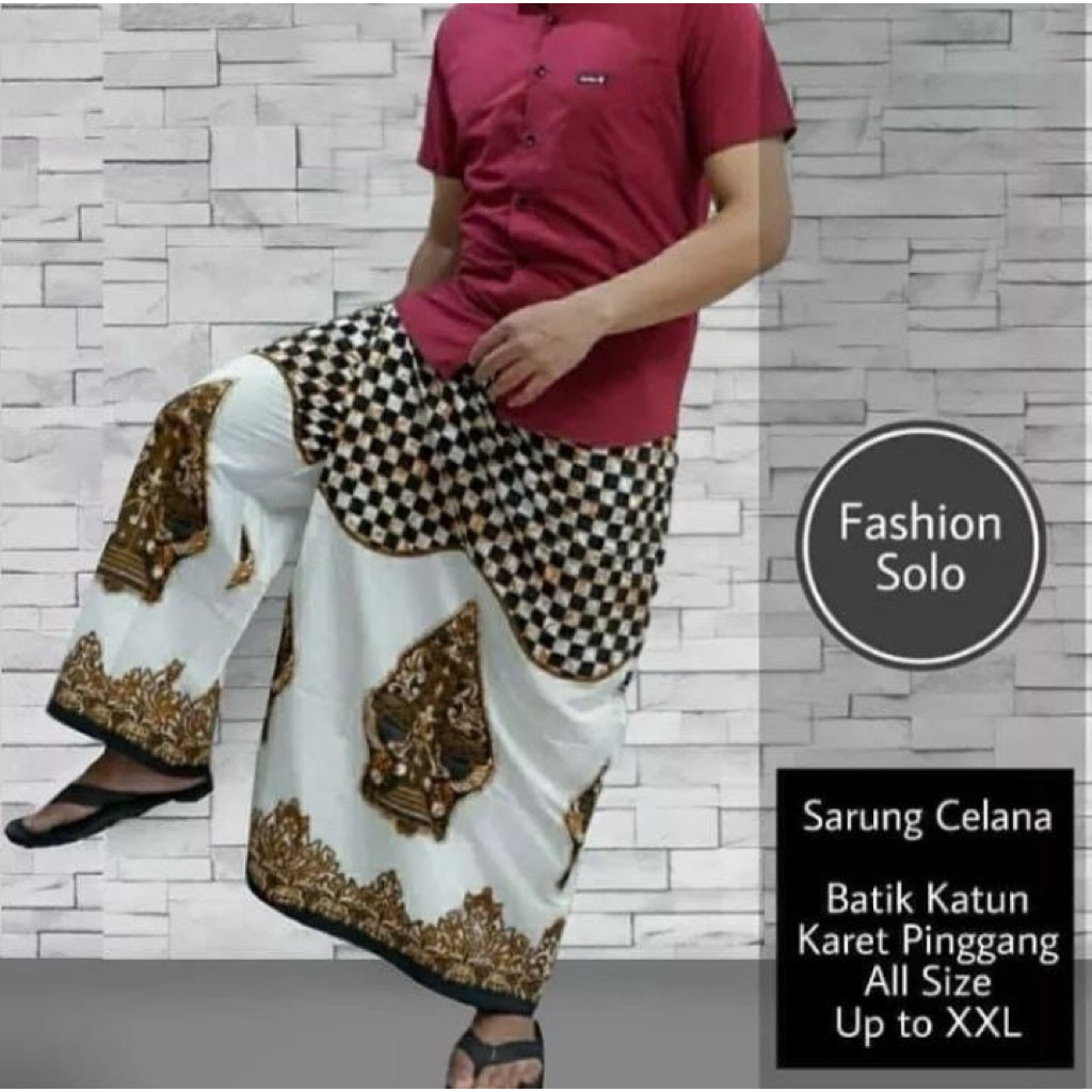 CELANA SARUNG DEWASA MOTIF WAYANG GUNUNGAN