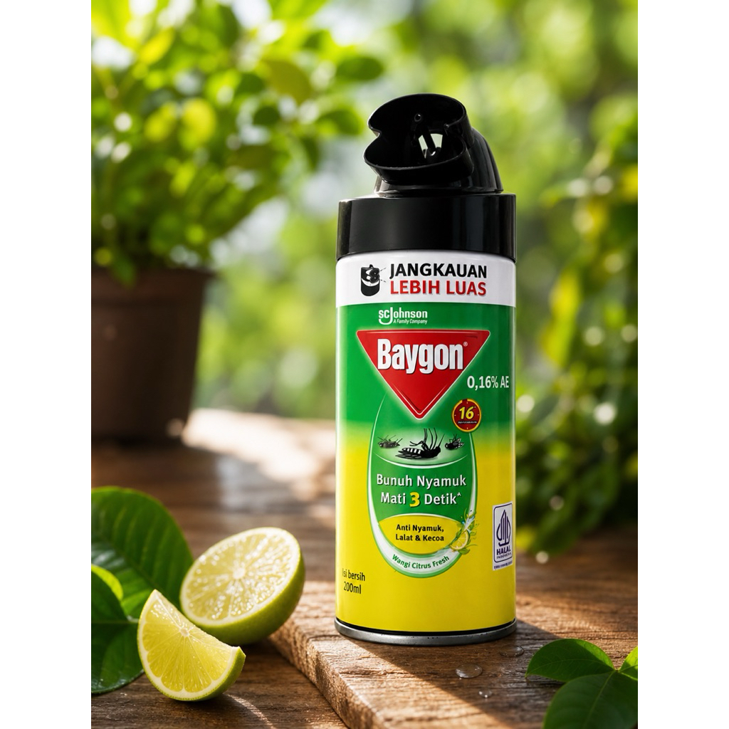 BAYGON OBAT NYAMUK SEMPROT 200ml
