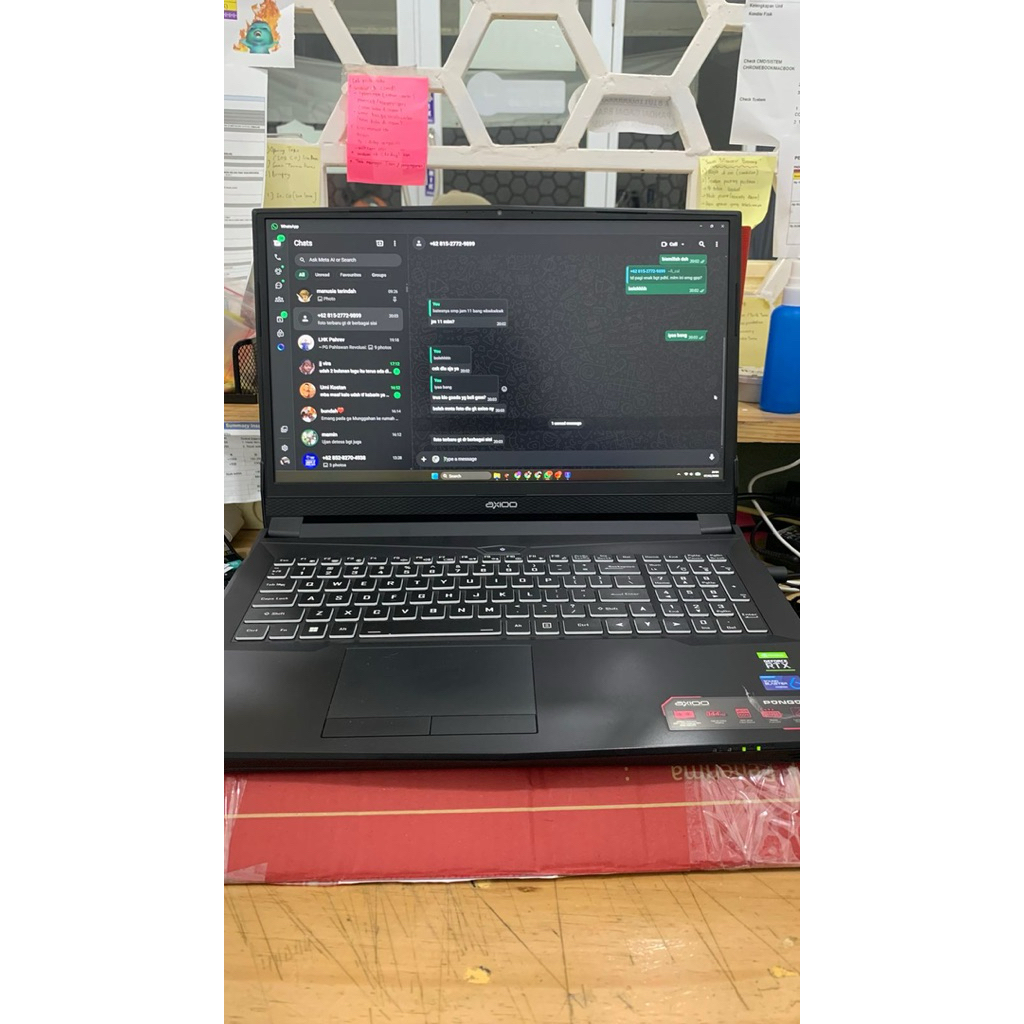 Laptop Axioo pongo rtx 3070