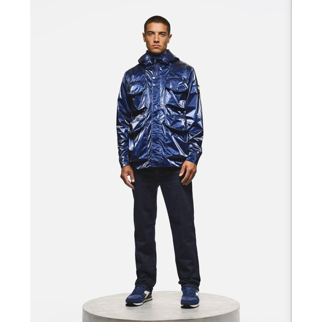 Weekend Offender Cotoca Fleece Lined Jacket Bright Navy